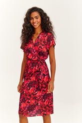 Rosso Incanto multiway midi dress